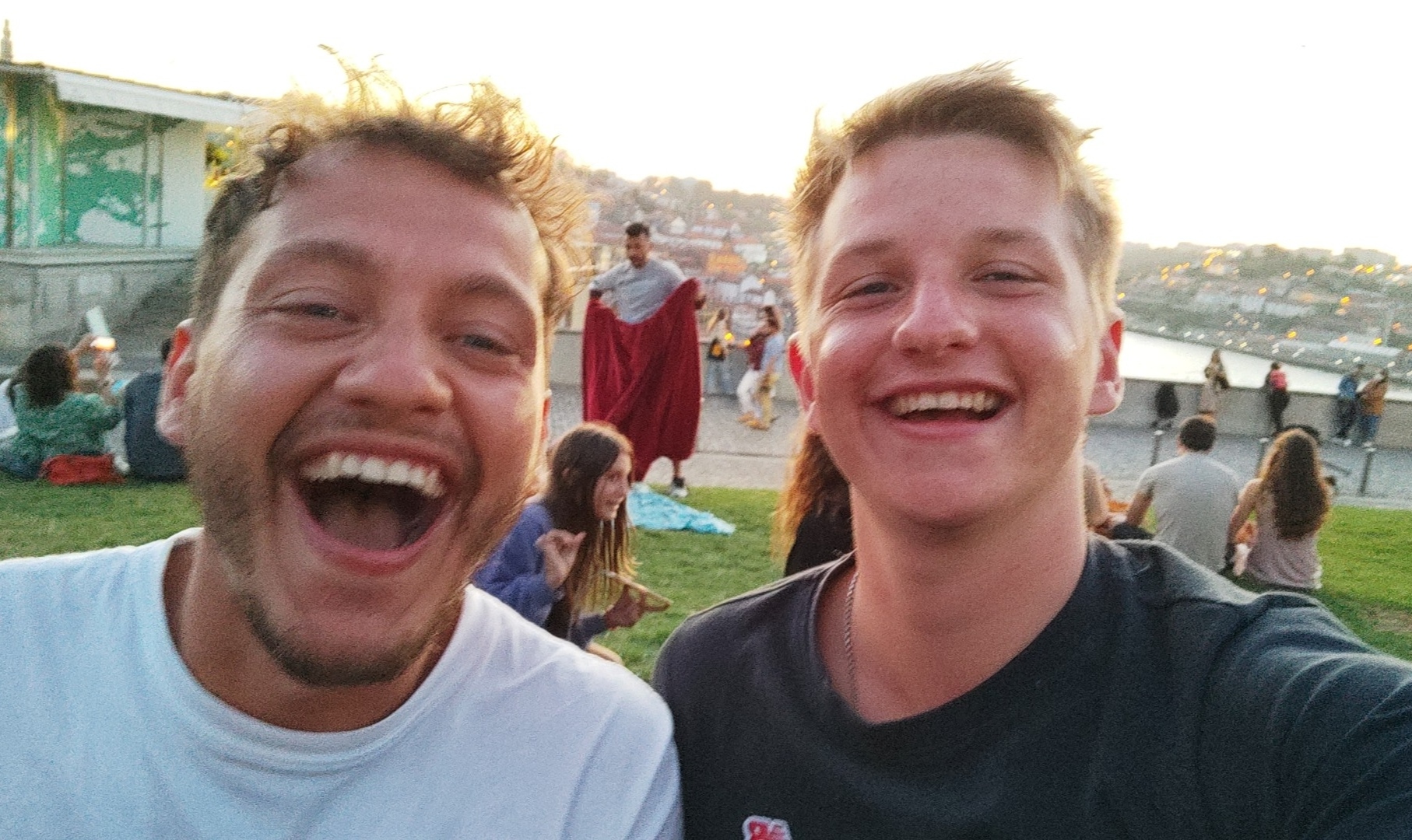 Sunset selfie over Porto